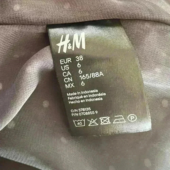 H&M  Polka Dotted Mini Dress - Picture 14 of 15